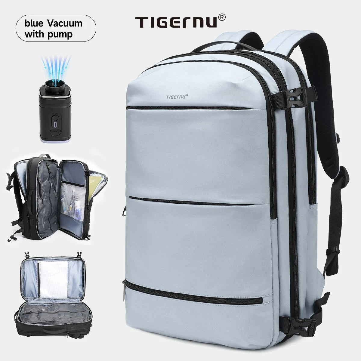 Tigernu Vacuum Compression Backpacks Men Travel Backpack GlowCart