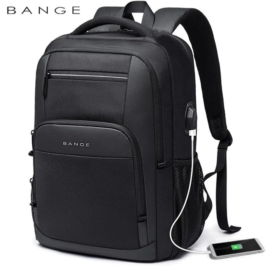 BANGE Travel Waterproof Backpack with USB Charging Port Fit GlowCart