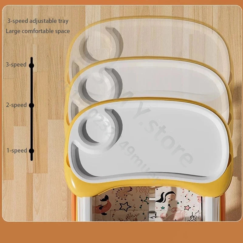 Children's multifunctional dining chair / study table / building block table / home anti-drop / baby dining chair GlowCart