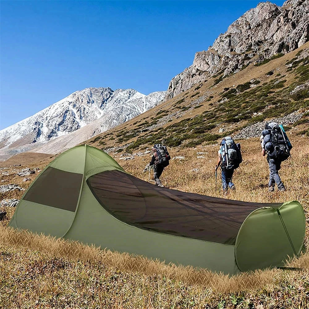 Foldable Pop-Up Single Tent Portable Camping Tent Canopy GlowCart