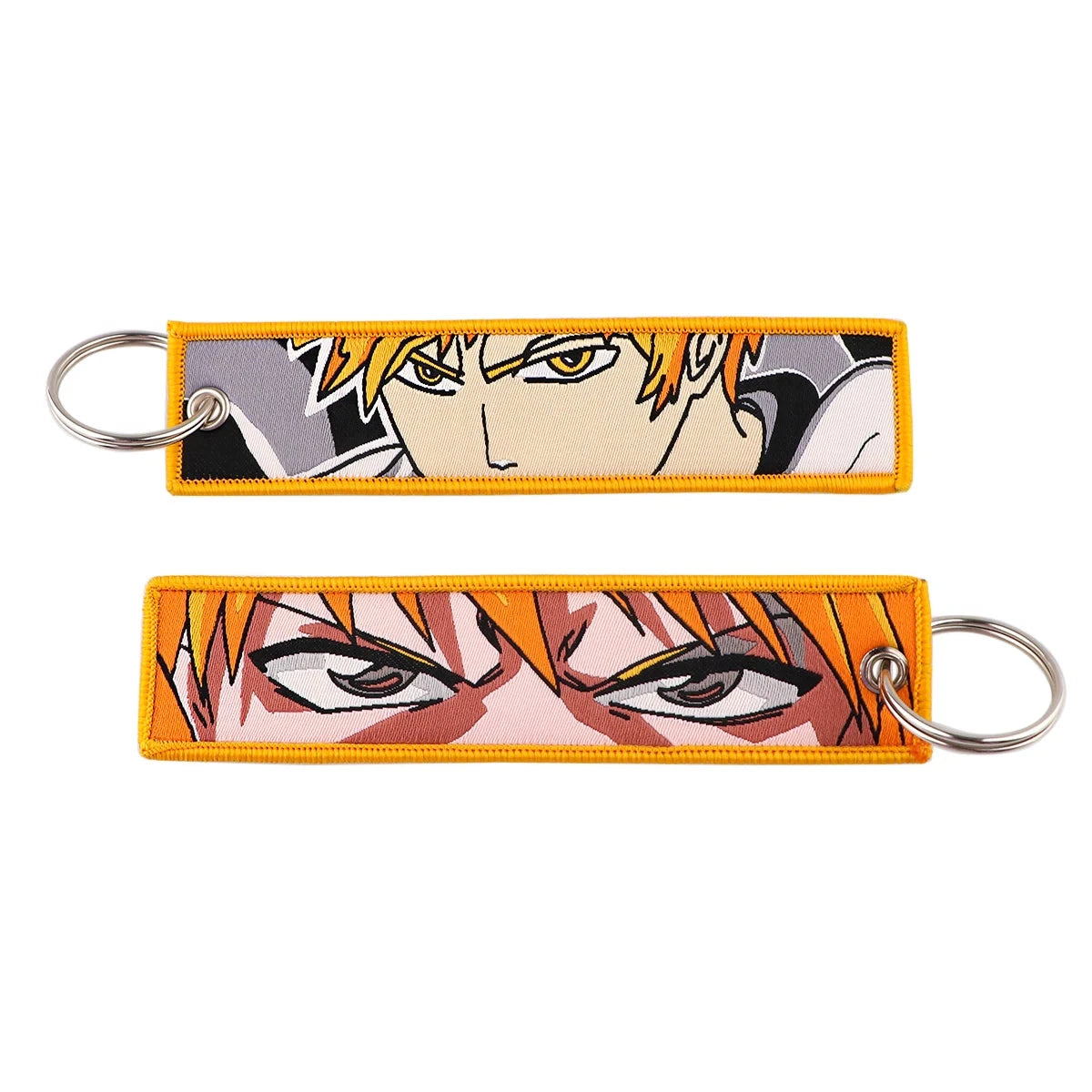 Classic Anime Cool Embroidery Key Fobs Key Tag Motorcycles GlowCart