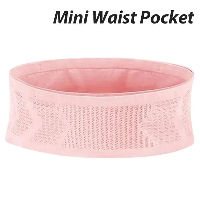 NEWBOLER Running Waist Bag Men Women Invisible Trail Running Belt Hydration Waist Pack Phone Holder Gym Fitness Marathon GlowCart