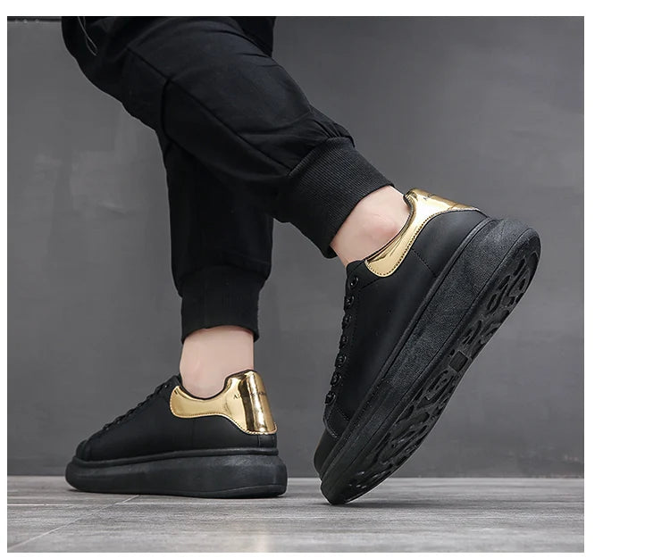 2025 Men Causal Shoes Pring Brand Spring Designer Wedges White Sneakers Platform Tenis Feminino Trainers Female Walking GlowCart