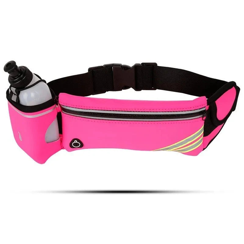 Running Belt Waist Bag Sports Fanny Pack Women Men Phone Pouch with Bottle Hydration Waterproof Run Accessories GlowCart