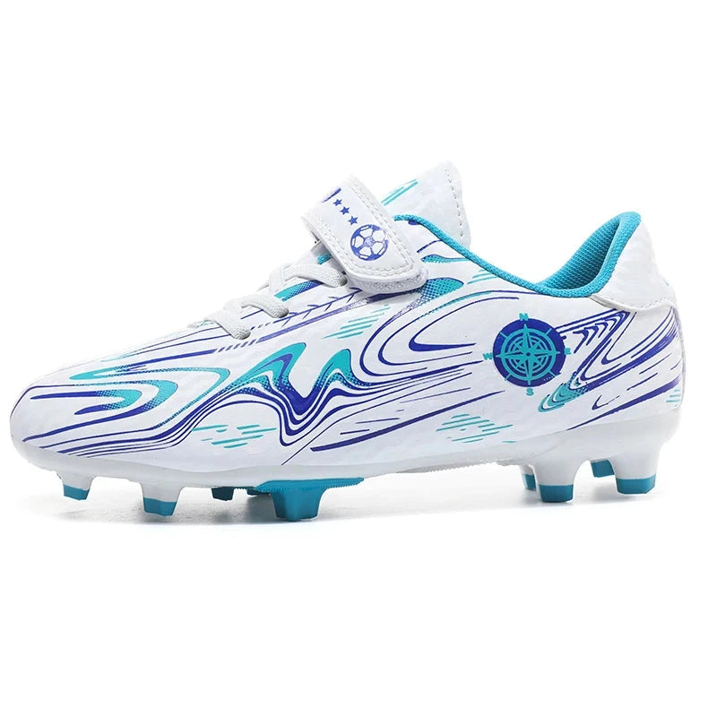 Childrens Football Shoes Boys Summer Breathe Primary Secondary School Students Youth Match Training Special FG/TF Football Shoes GlowCart