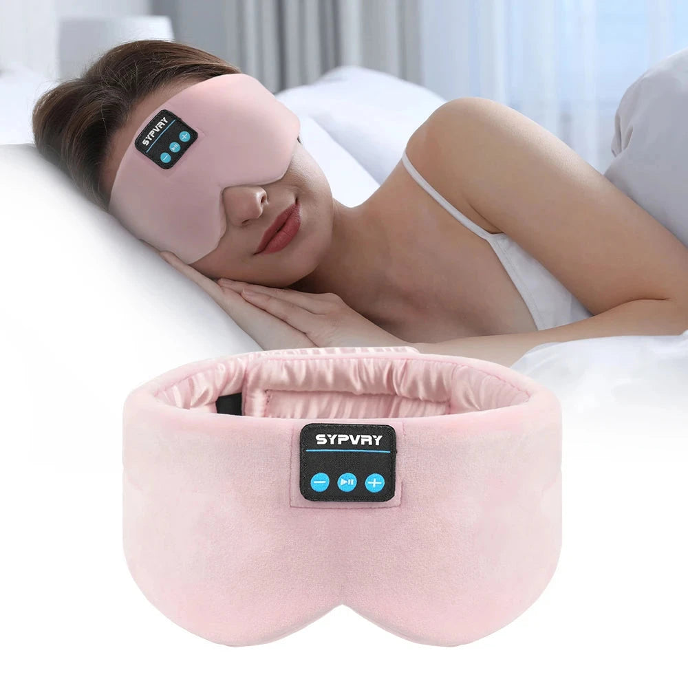 Sleeping Headphones Bluetooth Eye Mask for Women Men, GlowCart