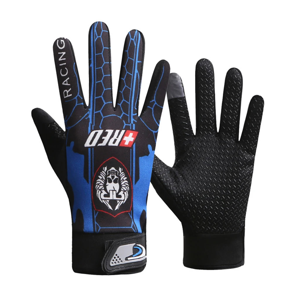 Cycling Gloves Men Anti-slip Full Finger Motorcycle Spring Autumn Gloves Hiking Fishing Touchscreen Outdoor Adventure Gloves GlowCart