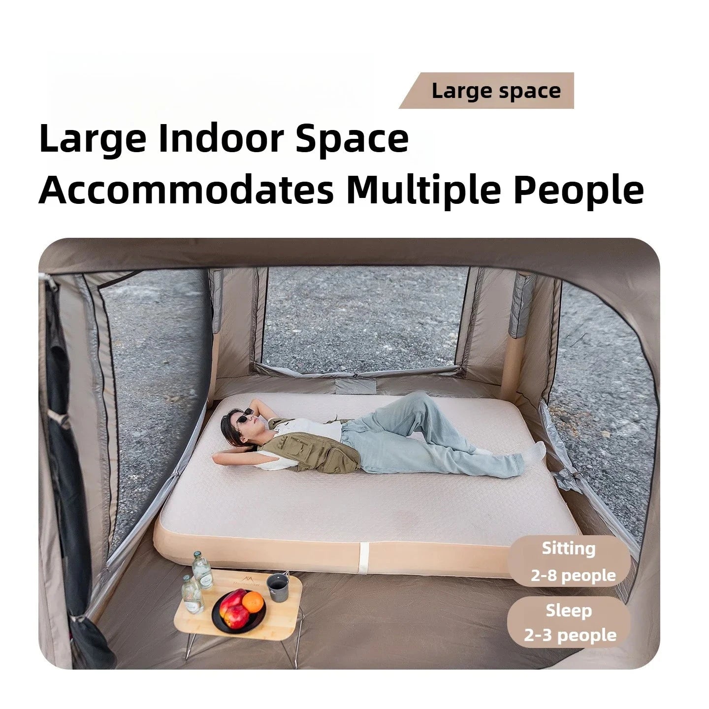 Mountainhiker Outdoor NewInflatable Cabin Quick Setup GlowCart