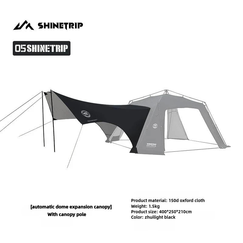 ShineTrip Quick Open Dome Tent Free Building Sunscreen Wind GlowCart