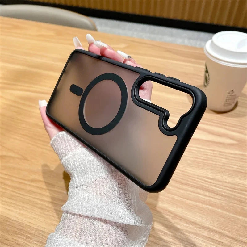 Luxury New Matte Translucent Business Phone Case for Samsung GlowCart