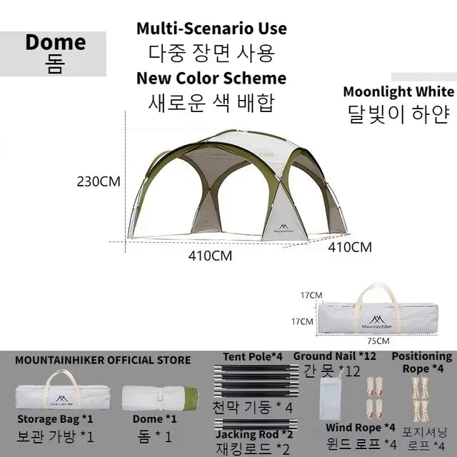 8-10person Camping Dome Tents Outdoor Dome Tarp or Accessor GlowCart
