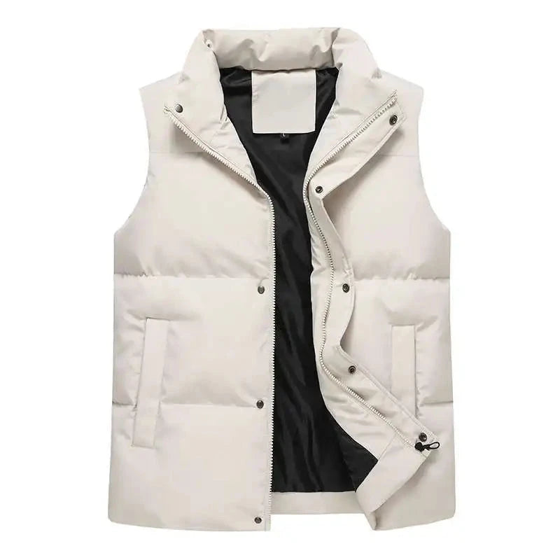 logoMen's vest autumn and winter down cotton vest men loose GlowCart