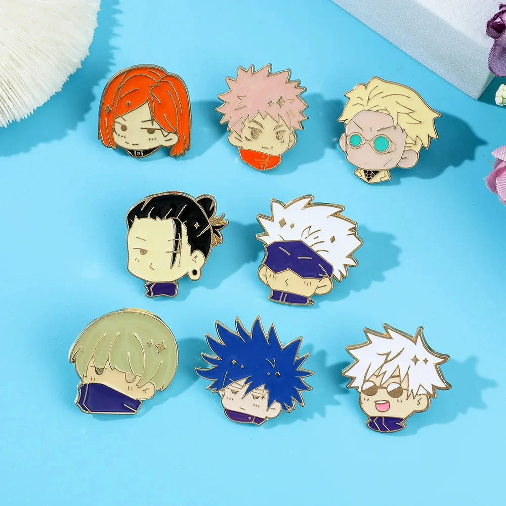 Anti-exposure Brooch Cute Cartoon Commemorative Metal Badge GlowCart