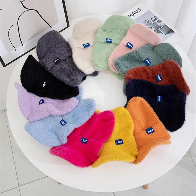 Hot Sale Women Candy Colors Winter Hat Fashion Faux Fur GlowCart