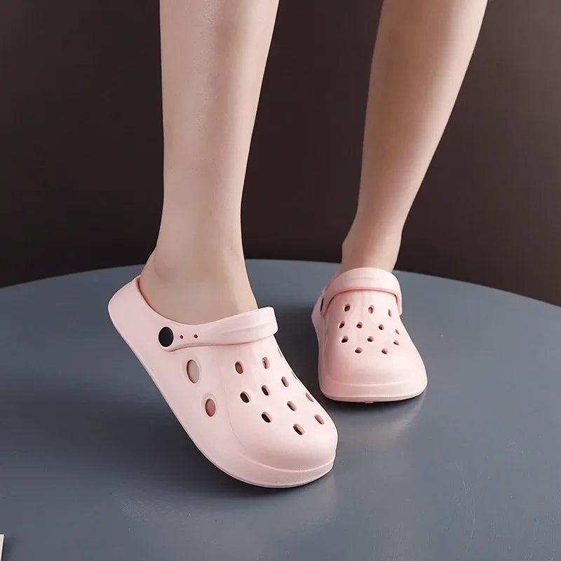 Mens Summer Beach Sandals Unisex Casual Garden Clogs Outdoor Wide Toe Cross Sandals for Ladies Non Slip House Shower Slippers GlowCart