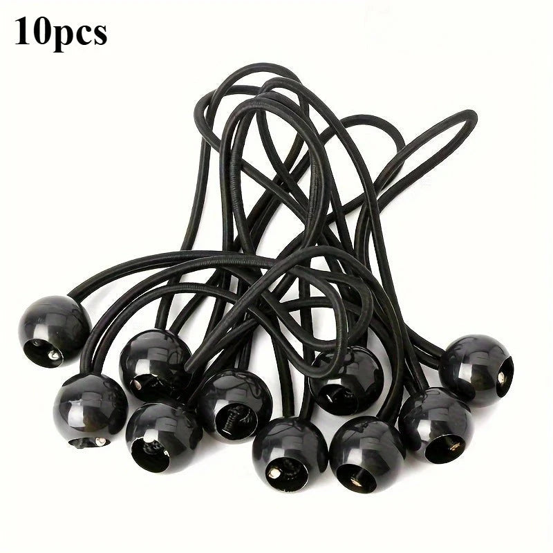 10pcs Bungee Ball Tarps Canvas Tarpaulin Flagpole Ties Cord GlowCart