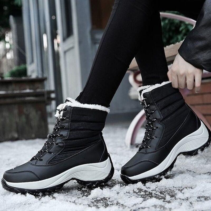 Snow Boots Women Platform Boots Non-slip Women Winter Shoes GlowCart