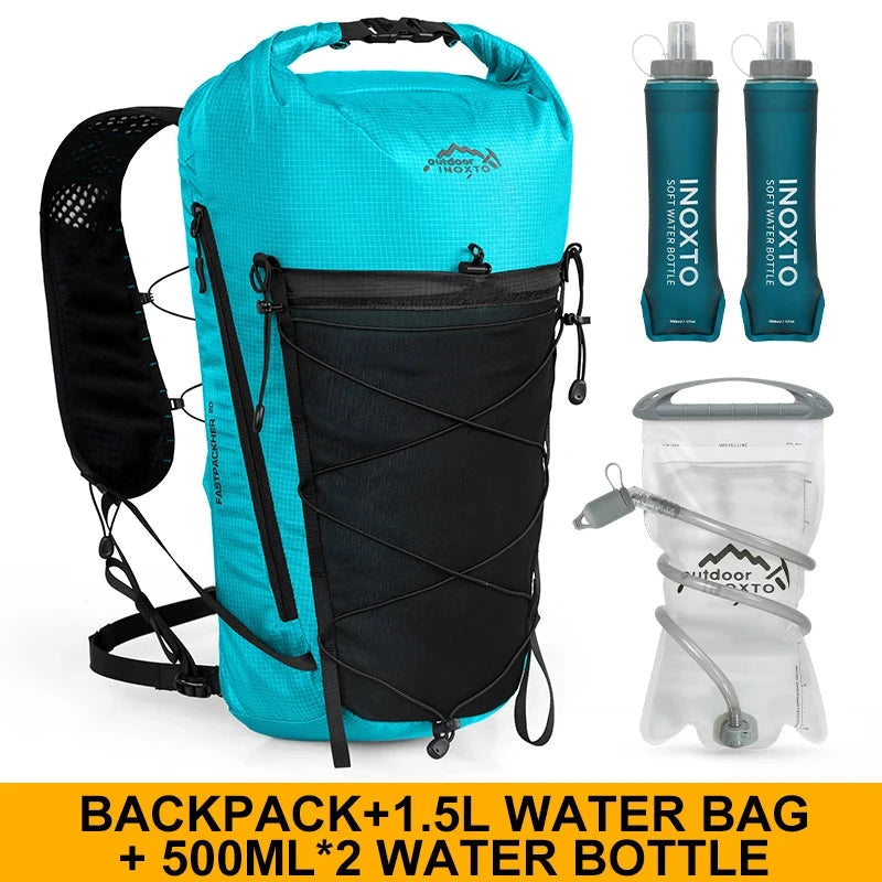 Hiking Backpack for Men and Women, Waterproof Camping GlowCart