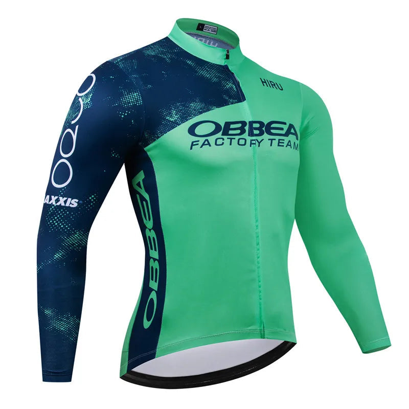 Hiru Summer Spring and Autumn Long Sleeve Bike Clothing Set Bicycle Mountain 2026 Team Cycling Jersey Maillot Ropa Ciclismo GlowCart