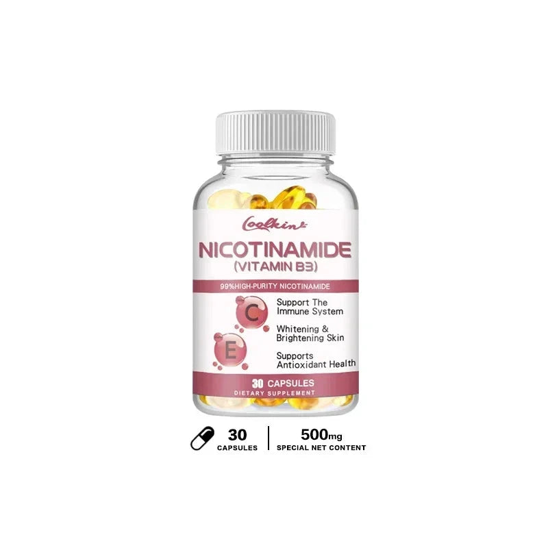 Niacinamide Whitening Capsules - Supports Skin Cell Health GlowCart