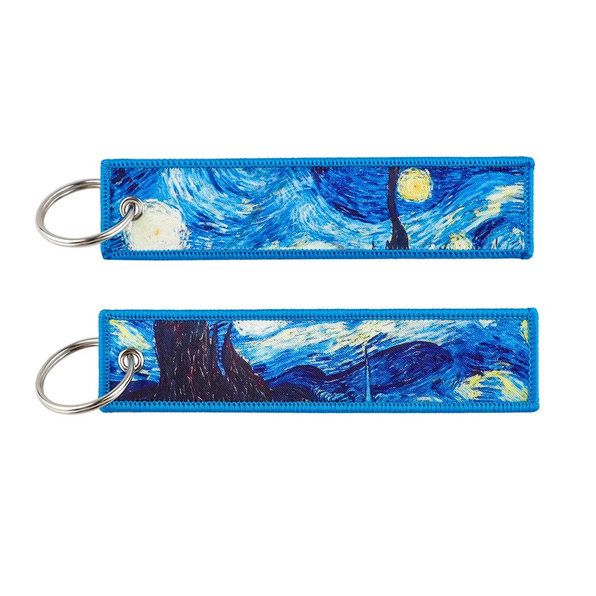 Classic Anime Cool Embroidery Key Fobs Key Tag Motorcycles GlowCart