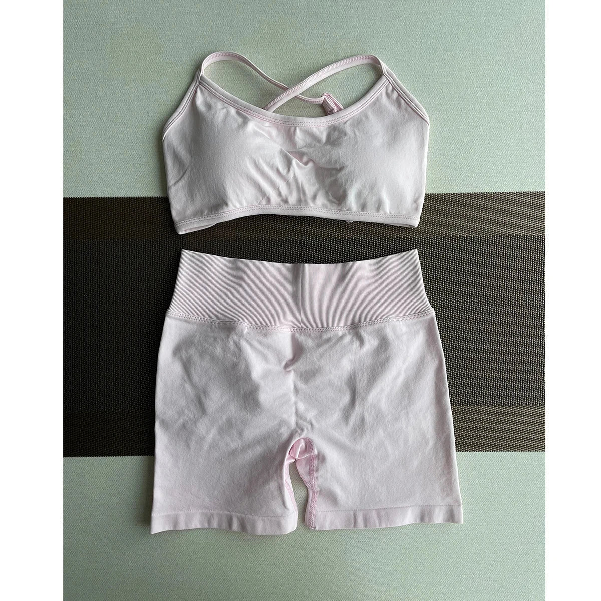 TKITK Shorts Pro Solid Seamless Half Pants Women Soft  Fitness Outfits Yoga Pants Gym Running Bike Wear GlowCart