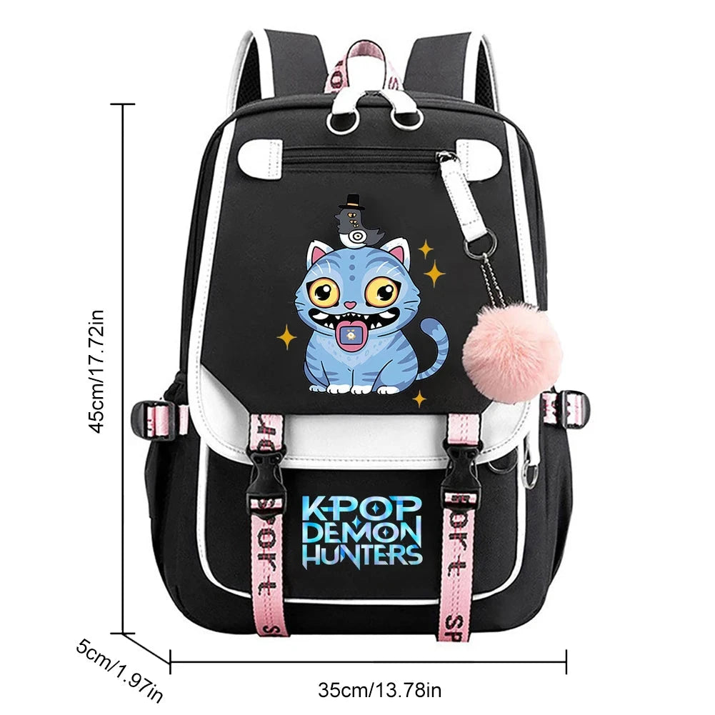 For KPop Demon Hunters Backpack Teenagers Daily Backpack GlowCart