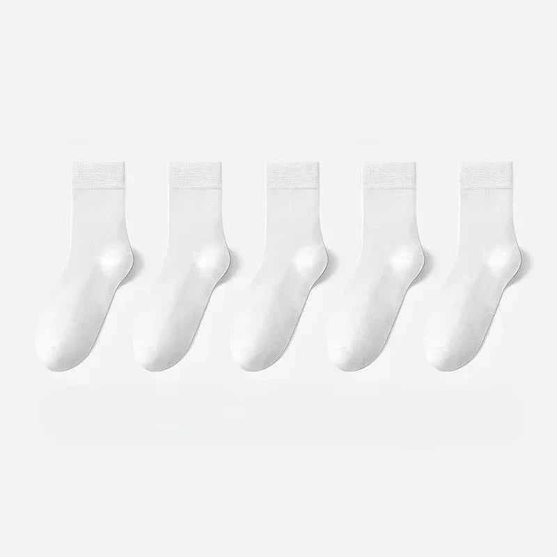 5 /10 Pairs Spring Women's Harajuku Solid  Thin Candy Color GlowCart