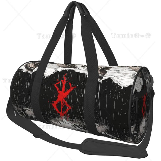 Japan Anime Bereserk Sports Gym Bag with Pocket Waterproof GlowCart