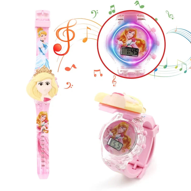 Luminous Cartoon Children's Watches Boys Colorful Flash GlowCart