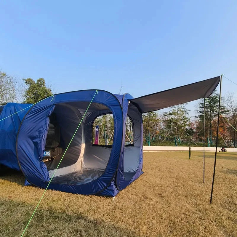 Pop-up SUV Car Camping Tent, 4-5 Person Family Outdoor Tent, GlowCart