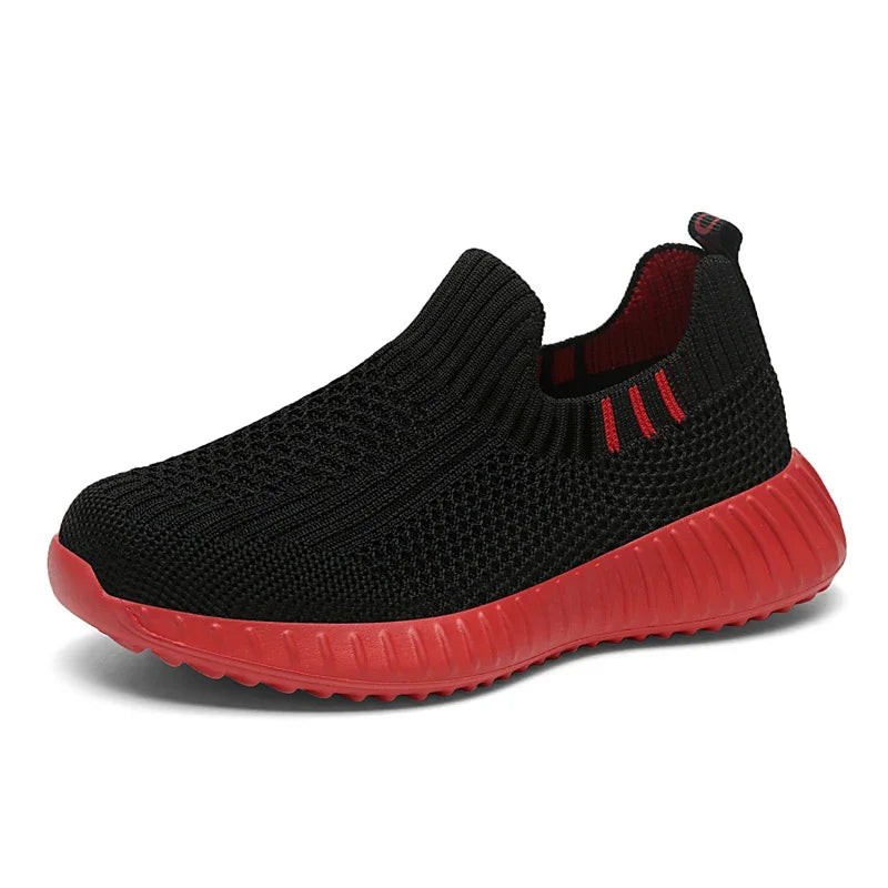 Kids Shoes Boys Running Sport Shoes Children Socks Sneakers Big Girls Breathable Mesh School Shoe Soft Sole Casual Walking Tenis GlowCart