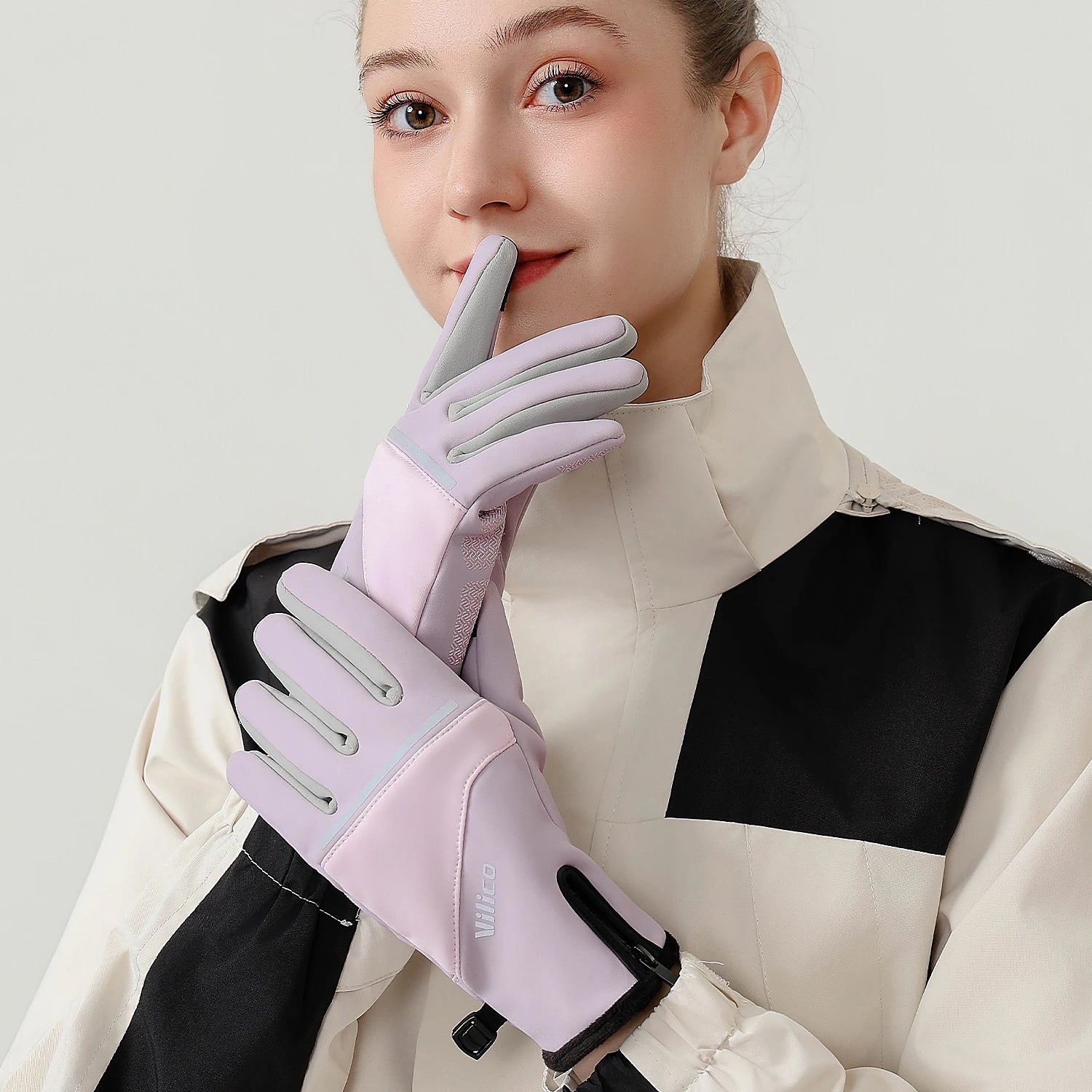 Winter Gloves Men Cycling Bike Women Thermal Fleece Cold Wind Waterproof Touch Screen Bicycle Warm Outdoor Running Skiing Mitten GlowCart