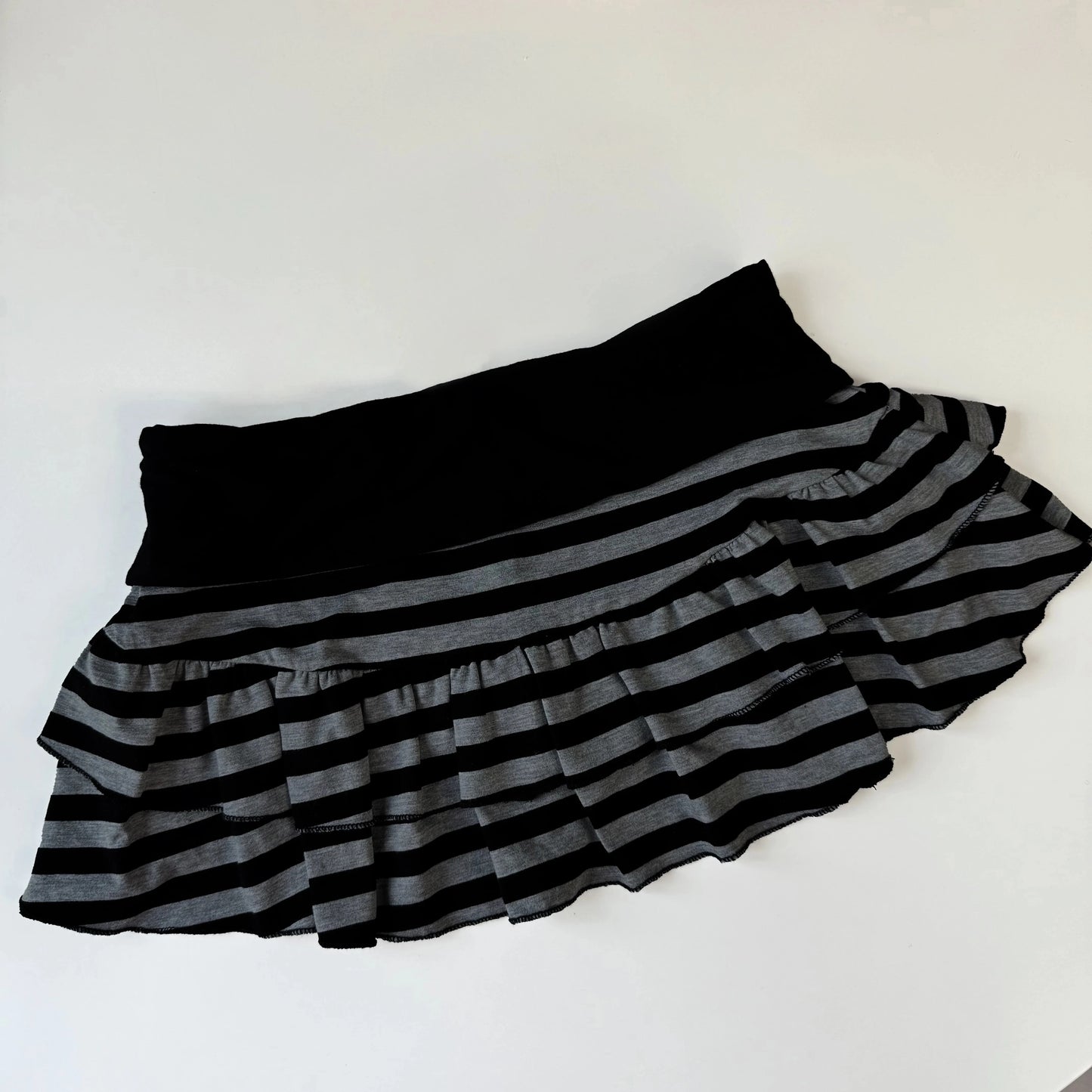 Y2k 2000s Goth punk style striped mini shorts Summer GlowCart