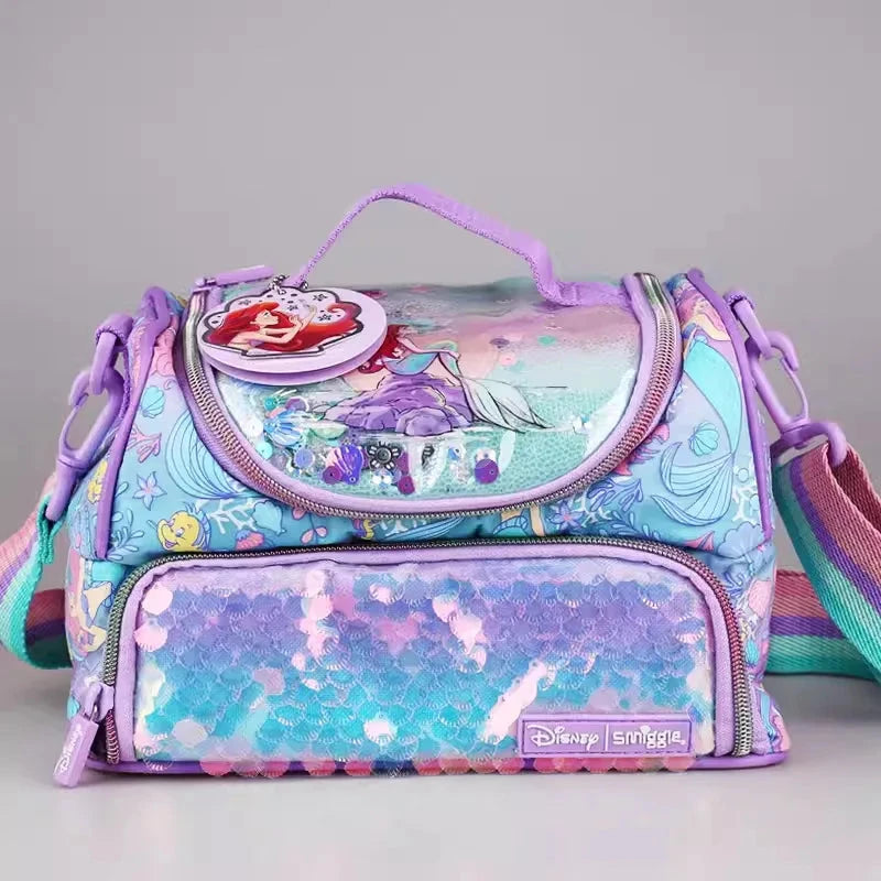 The Little Mermaid Ariel Schoolbag Elementary School Girls Children'S Large Capacity Lightweight Backpack Children's Gift GlowCart
