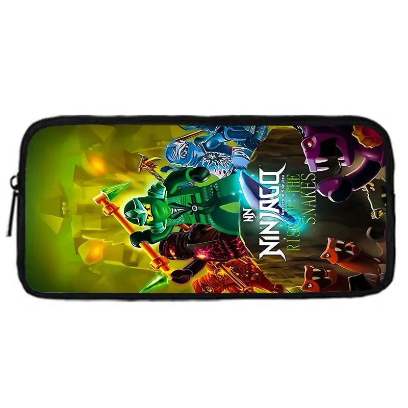 Child School Sports Game N-NinjagoS Backpack with Lunch Bags ,Pencil Bags ,School Bags for Boys Girls Best Gift GlowCart