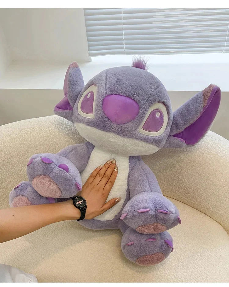 Disney Cartoon Purple Stitch Doll Star Baby Kawaii Plush Toy GlowCart
