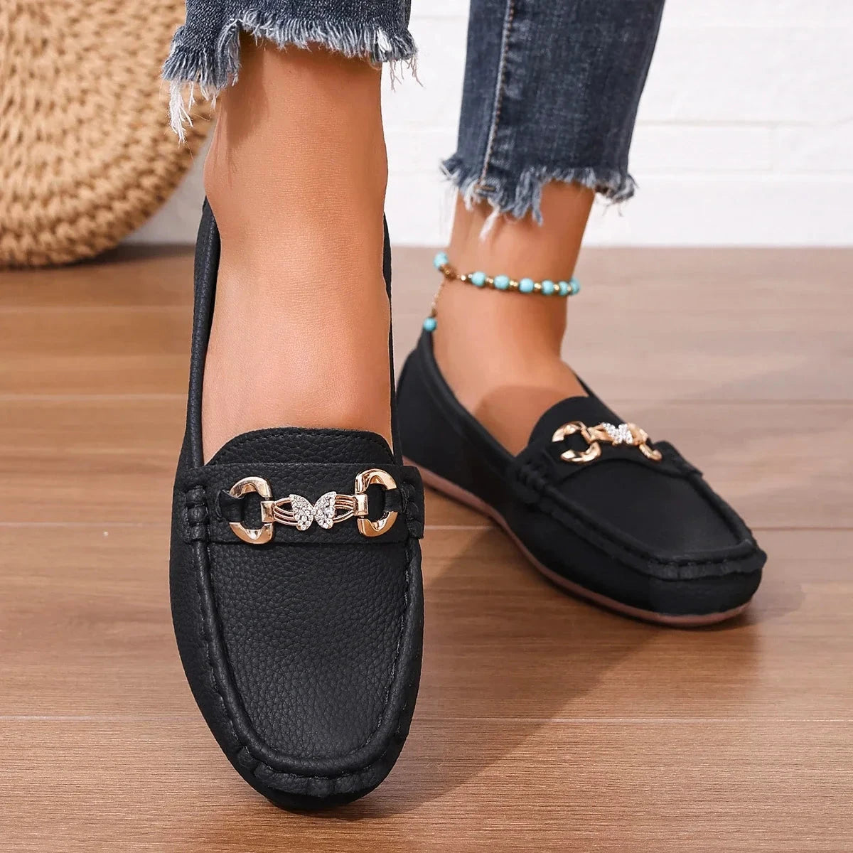 Women's Casual Slip on Mary Jane Shoes 2025 Spring Autumn GlowCart