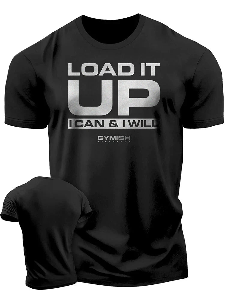 3D Printed Recover Fully Workout T-Shirt Funny Gym T-Shirt GlowCart
