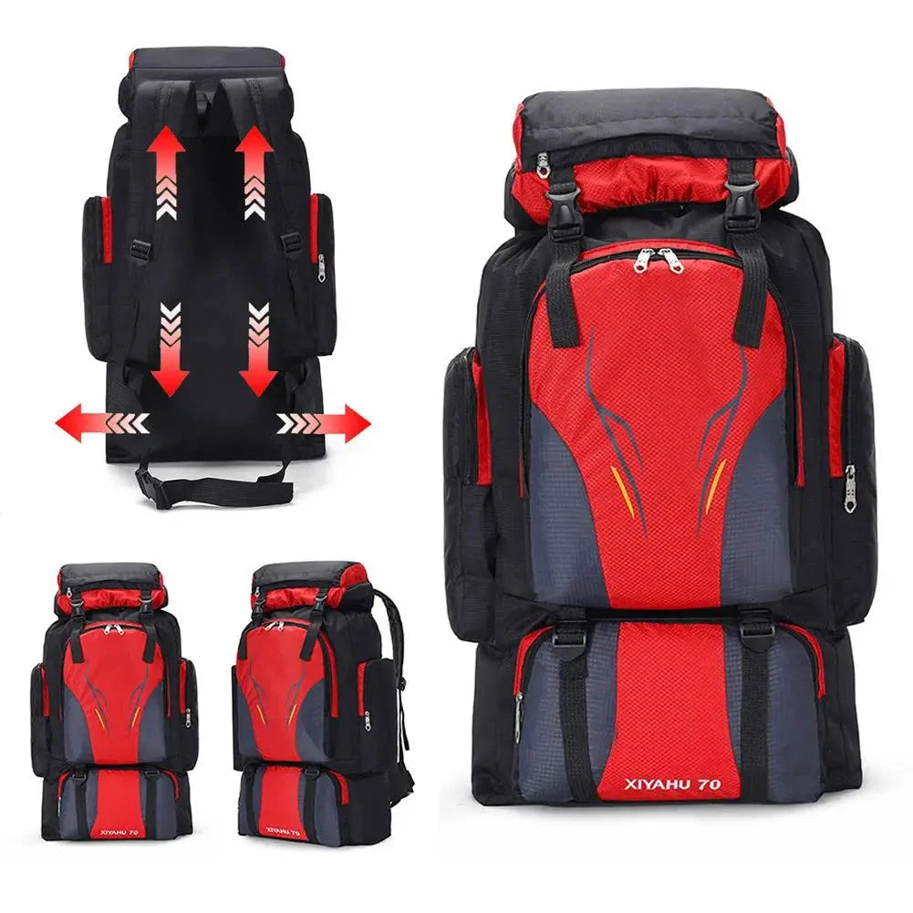 Camping High Capacity Hiking Backpack Women Outdoor Travel GlowCart