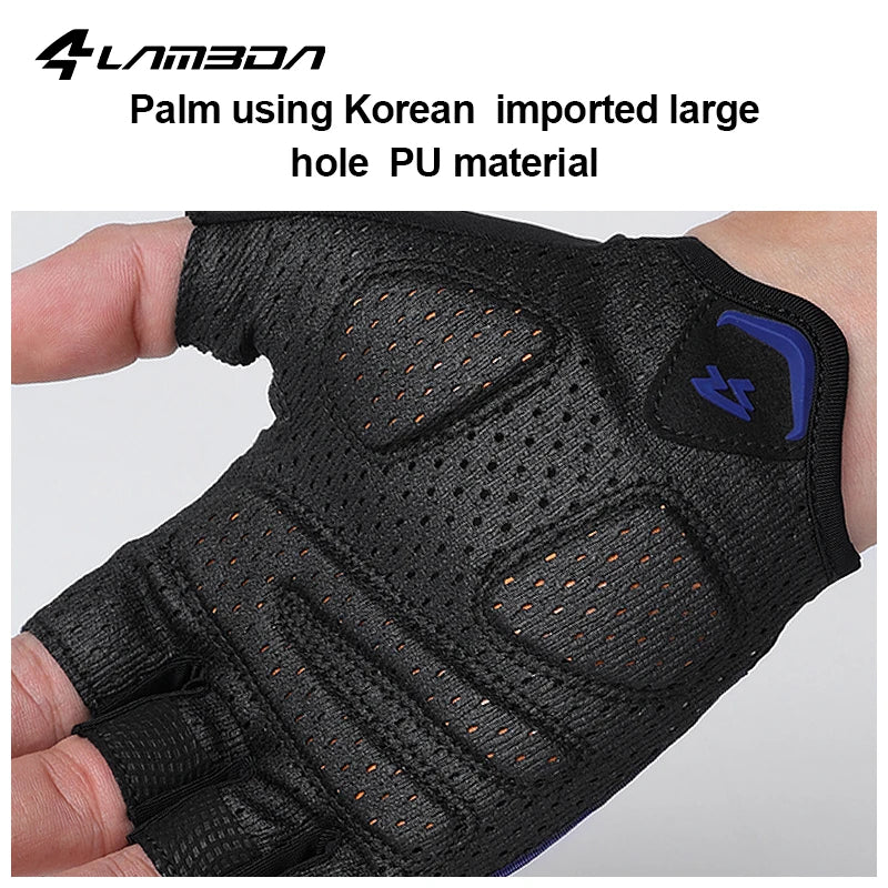 LAMEDA Cycling Gloves XRD Palm Pad Mountain Road Bike Gloves Men's Summer Bicycle Half Finger Gloves Riding Bicycle Accessories GlowCart