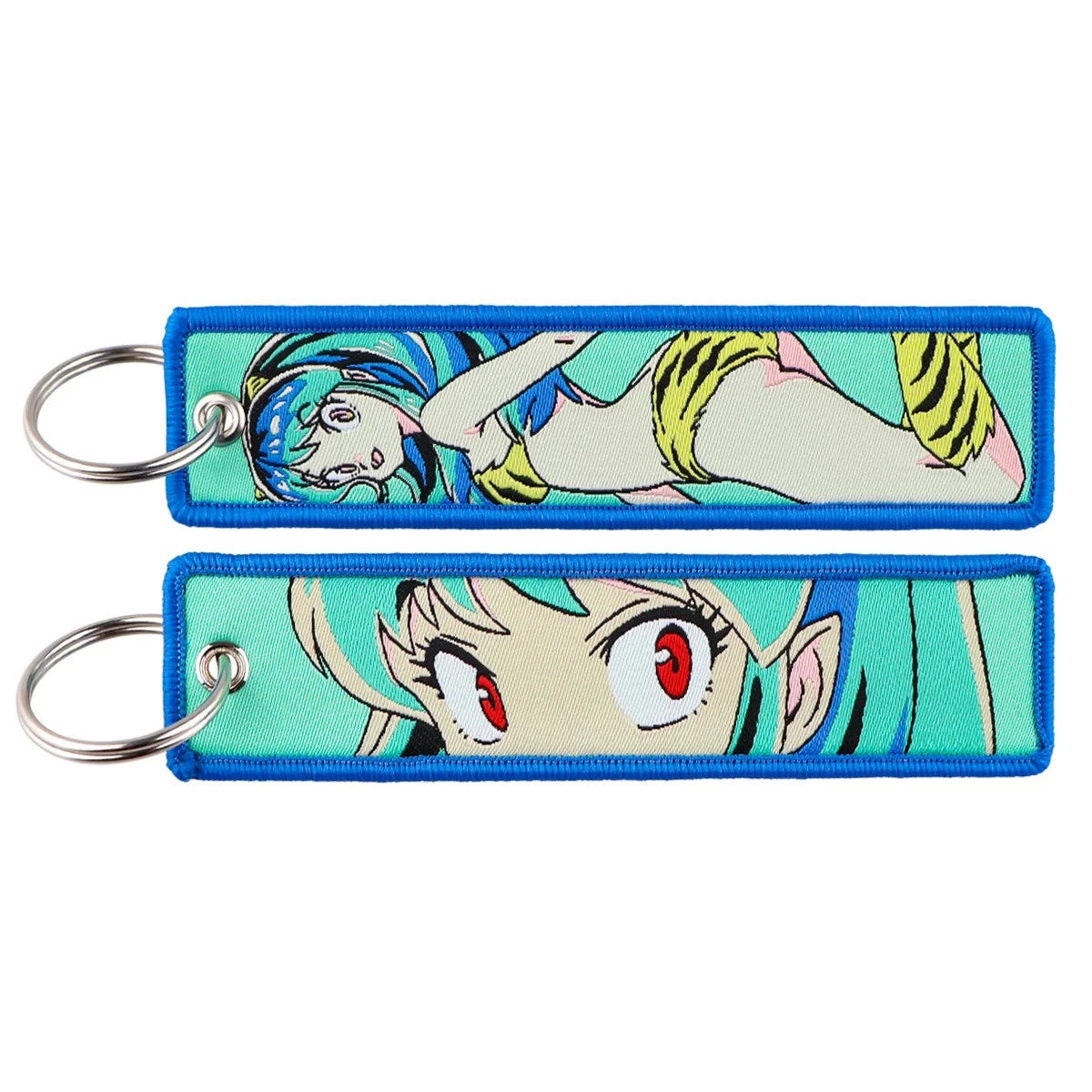 Classic Anime Cool Embroidery Key Fobs Key Tag Motorcycles GlowCart