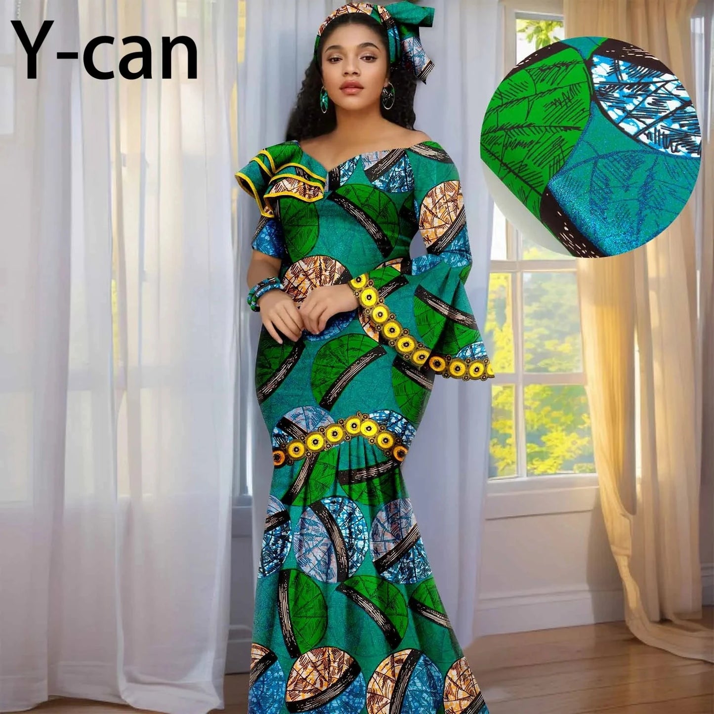 New Fashion African Birthday Dresses for Women Luxury Ankara GlowCart