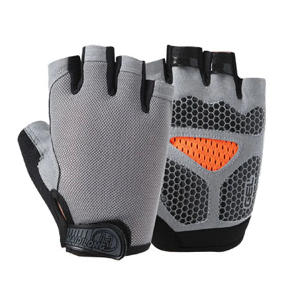 GTUBIKE Half Finger Gloves Anti-slip Shock Absorben Outdoor Sports Climbing Cycling Fitness Tool Upgraded Gloves For Men Women GlowCart