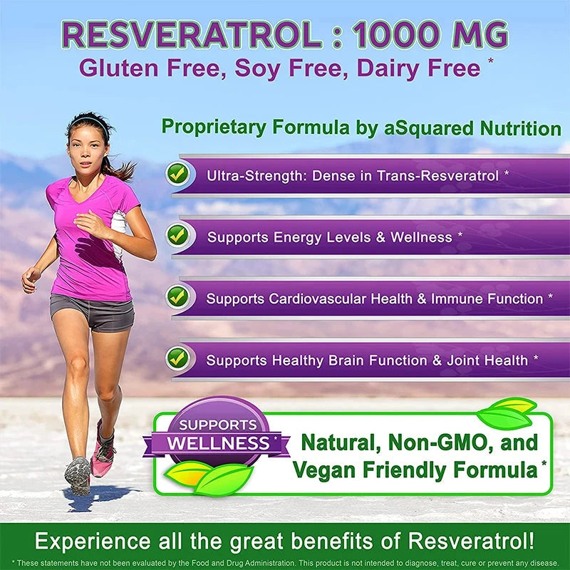 Balincer Resveratrol Capsules Support Cardiovascular Health, GlowCart