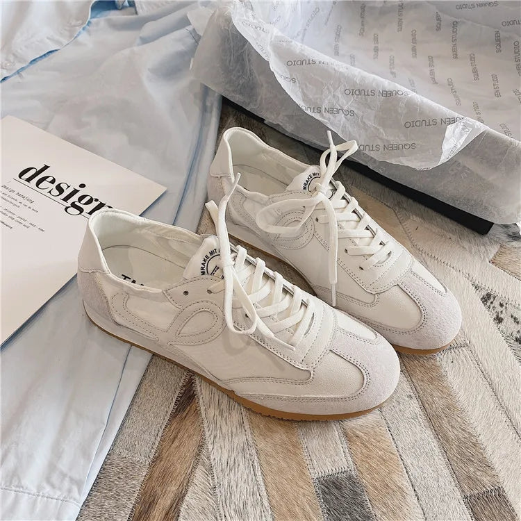Women's Sneakers White Platform Woman Flats Sports Shoes Female Lightweight Vulcanized Shoes Ladies Casual Comfortable Trainers GlowCart