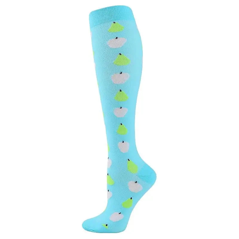 Men Women Compression Socks Varicose Veins Socks 20-30 Mmhg Outdoor Sports Cycling Travel Flight Nurse Running Leg Support Socks GlowCart