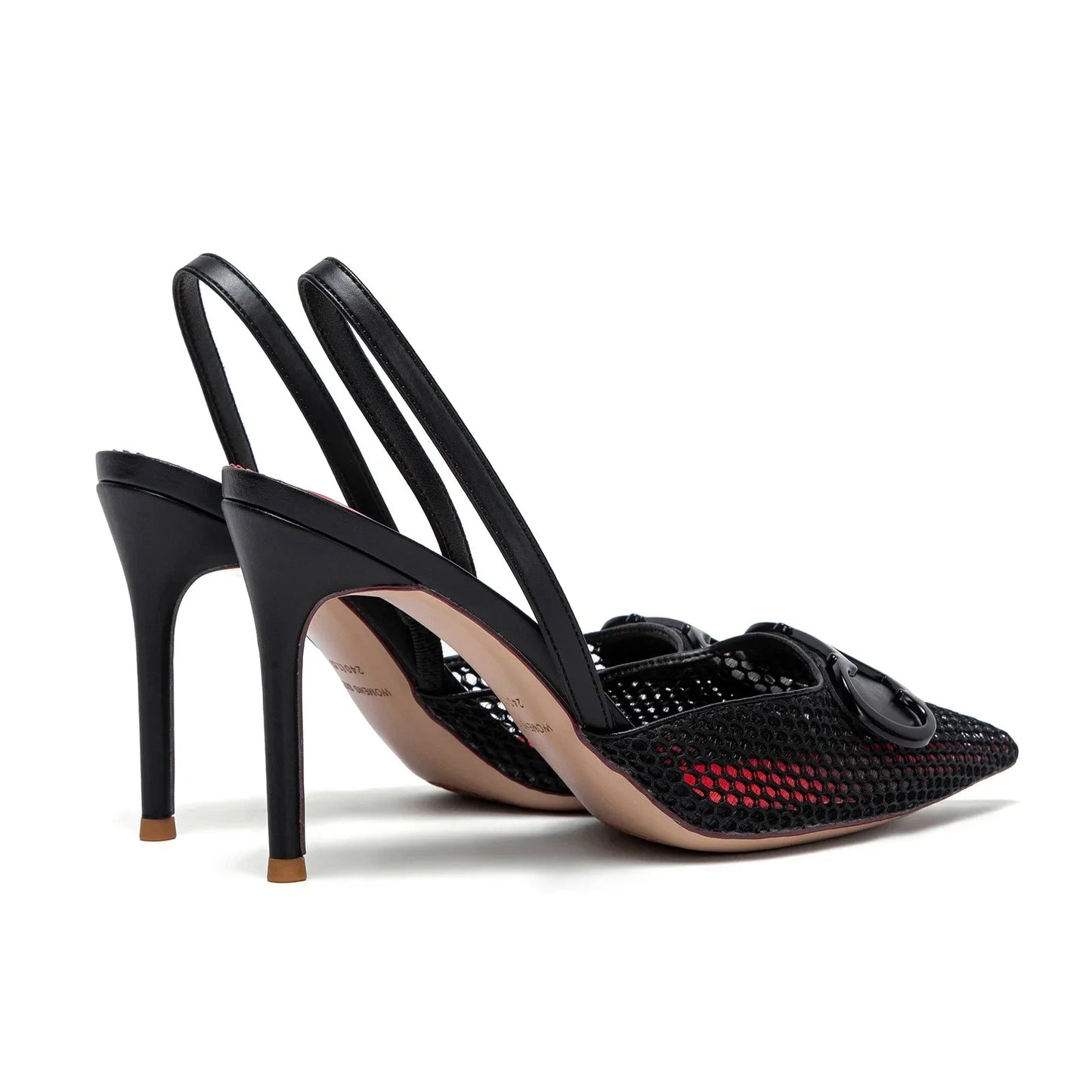 Women's Shoes 2025 Summer Sandals Breathable Mesh Heels Red GlowCart