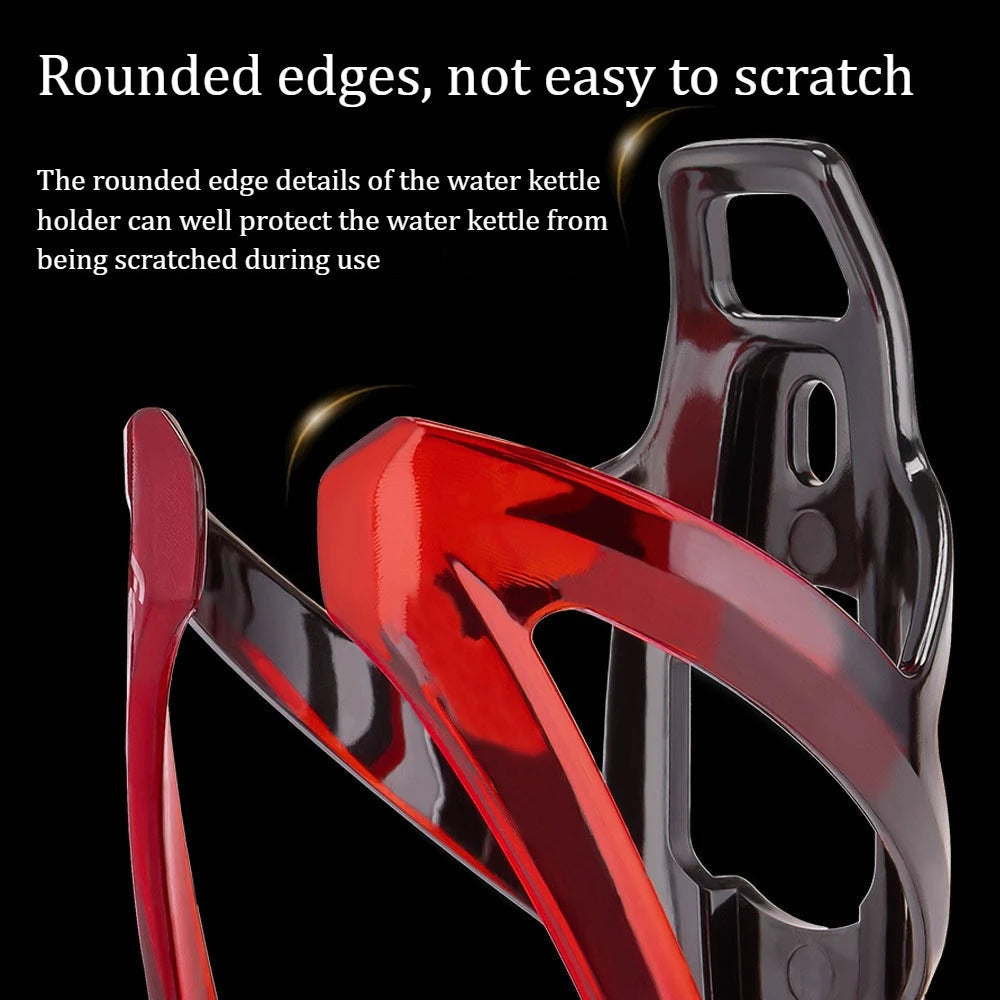 RYDEX Bicycle water bottle holder plastic Bicycle water bottle cage gradient Mountain Road bicycle drink holder with Screws GlowCart