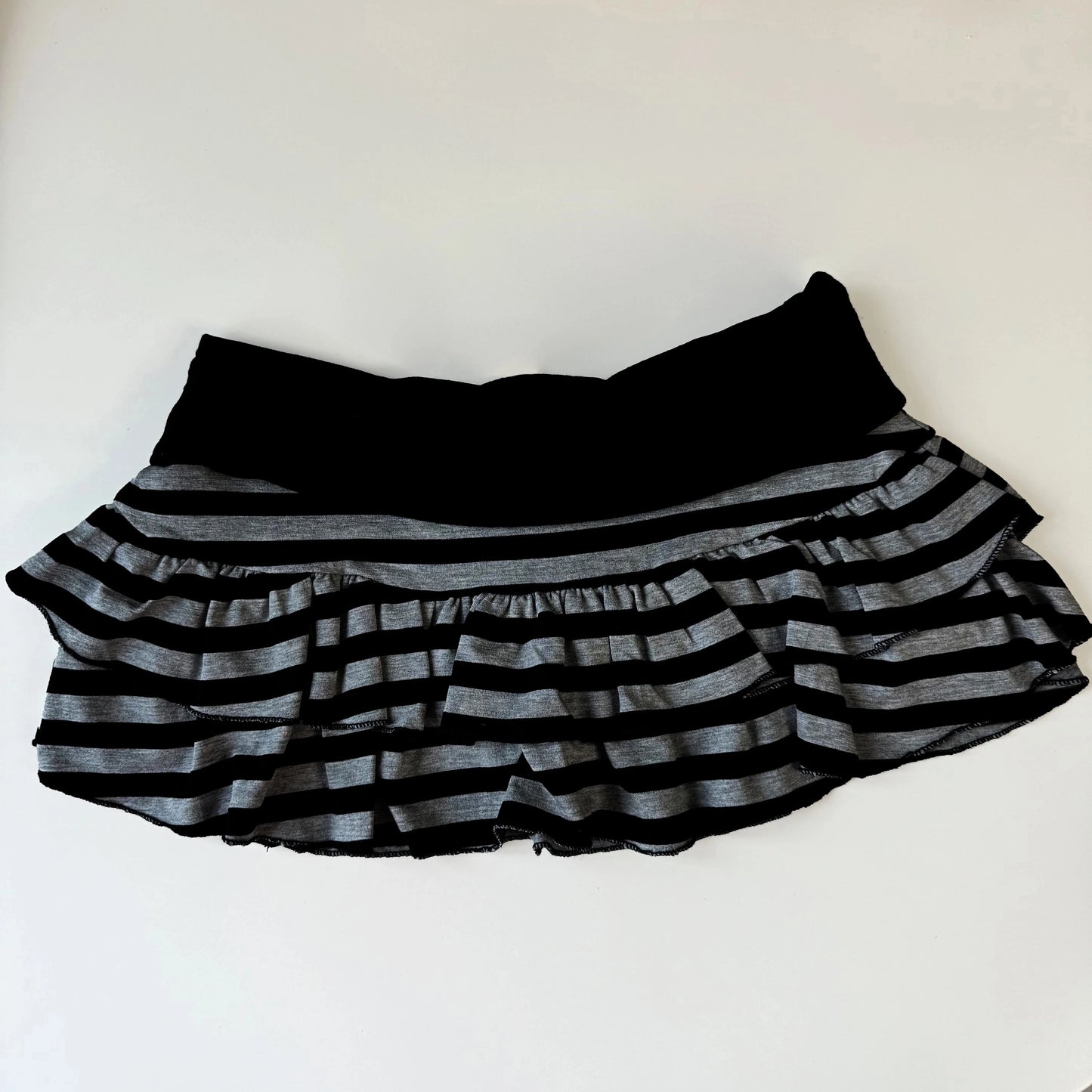 Y2k 2000s Goth punk style striped mini shorts Summer GlowCart